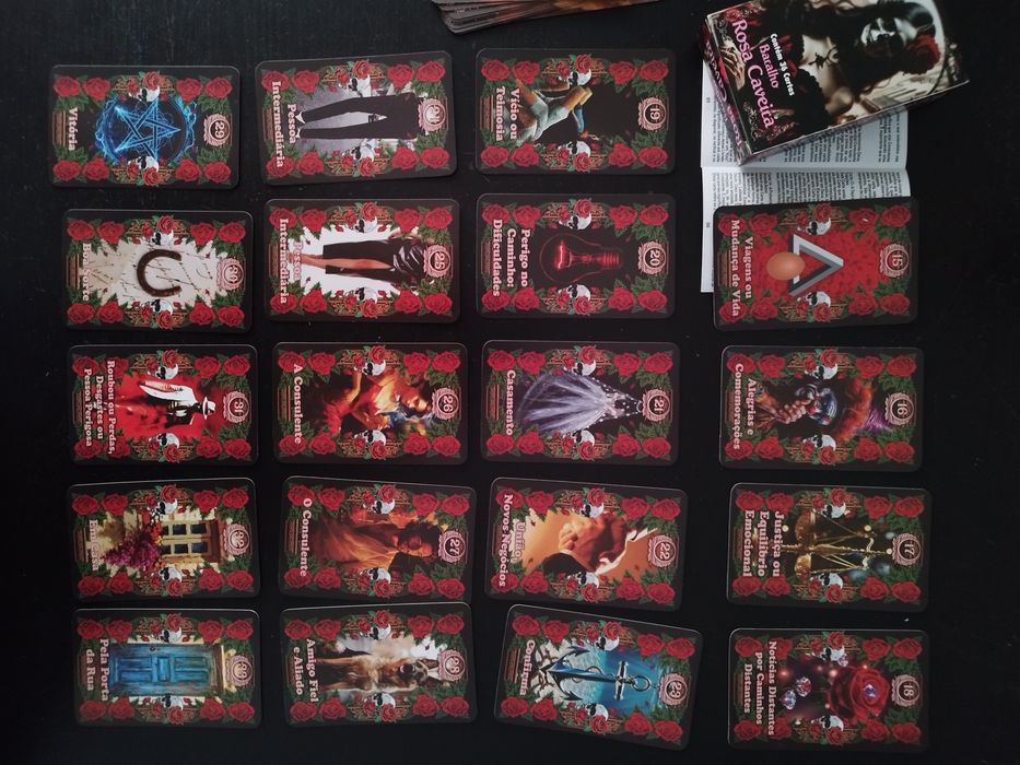 Skull Rose Set: Deck and Cup64741107428355125