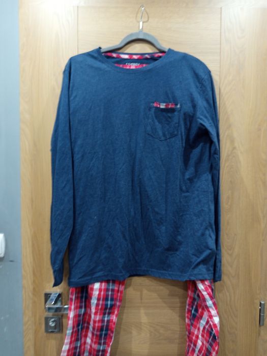 Bawełniana piżama męska rozmiar M/L Livergy