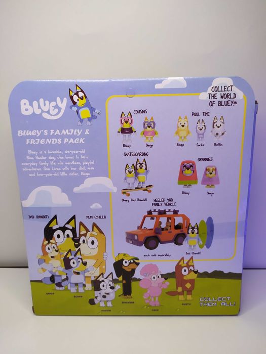 Peluches Bingo & Bluey + Set Figuras