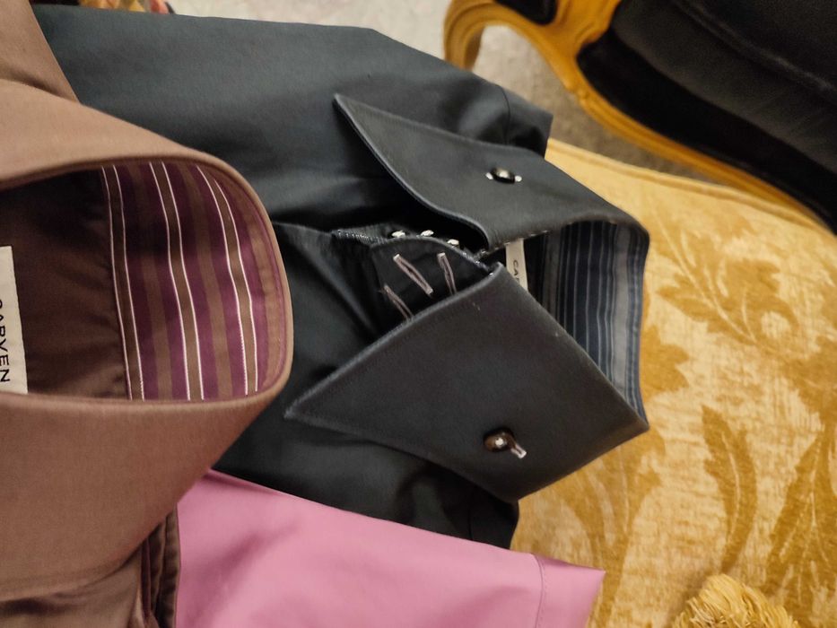 Camisas com colarinho alto italiano