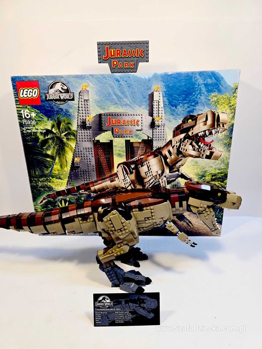 LEGO Jurassic World 75936 - Park Jurajski: atak tyranozaura