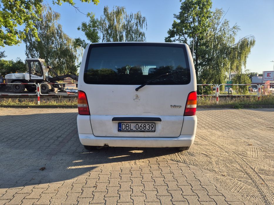 Mercedes-Benz Vito 2.2 CDI 2002r klimatyzacja łóżko alu16