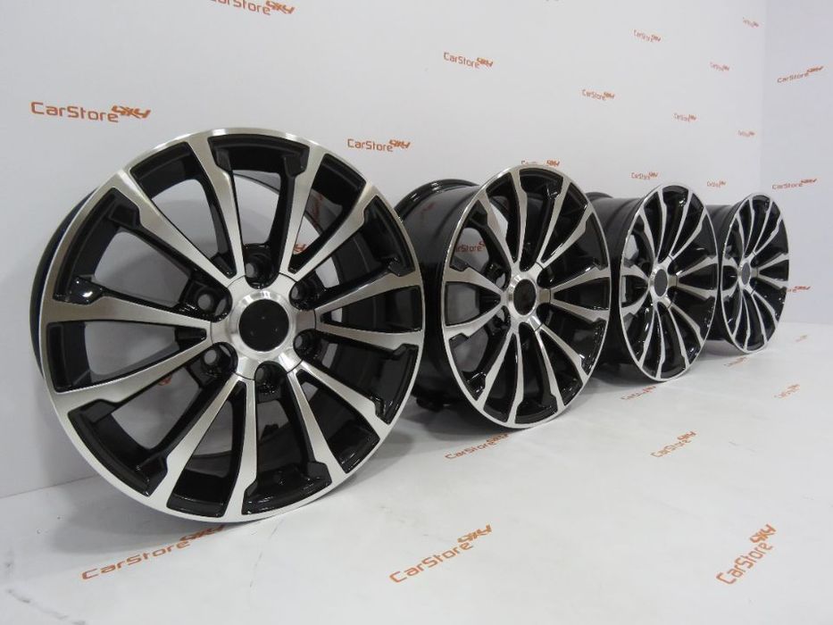 Jantes Look Toyota Hilux Revo 17 x 7.5 et 30 6x139.7 Preto + Polido