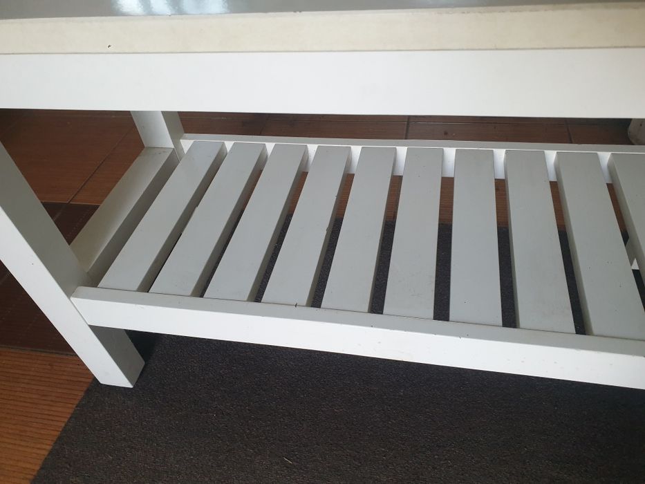 Ławka ikea biała HEMNES