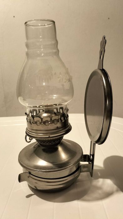 Lamparinas cor prateada