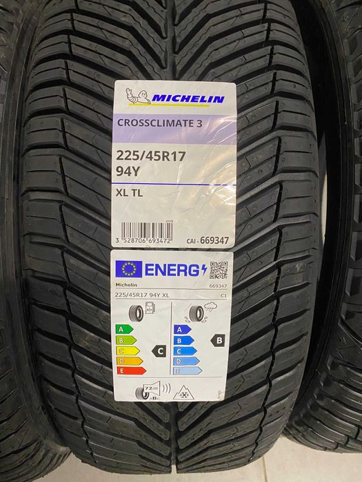 225/45R17 94Y MICHELIN CROSSCLIMATE 3 opony całoroczne 2025r