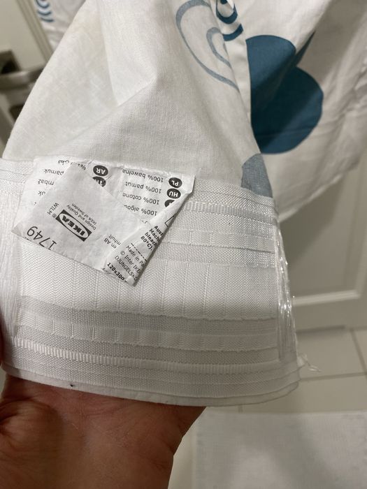 Ikea zasłona do pokoju dziecięcego 120x 300cm