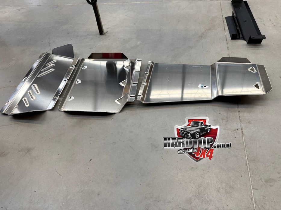 KOMPLET Osłon Aluminiu 6mm VW AMAROK Silnik/CHŁODNICA/Skrzynia 2012-22