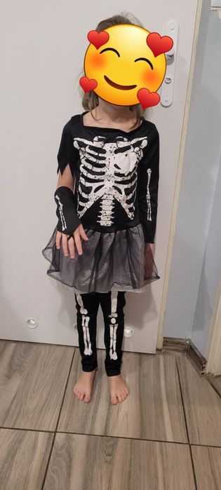 Strój kosciotrupka r. 110-122