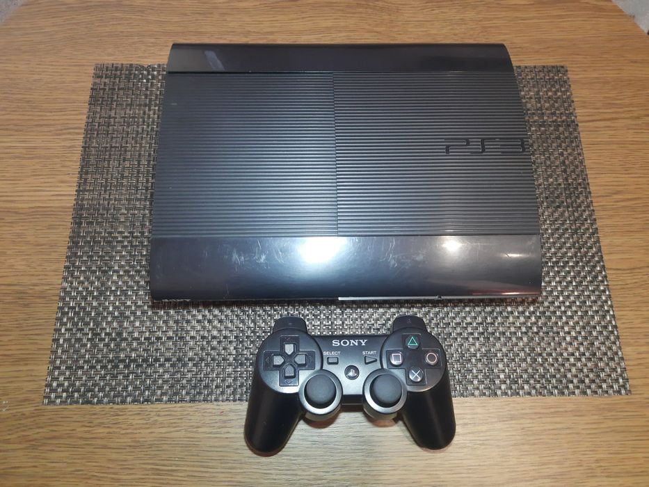 PS3 Super Slim 500gb +45 игр Gta 5, San Andreas/Mortal/God of War/Fifa