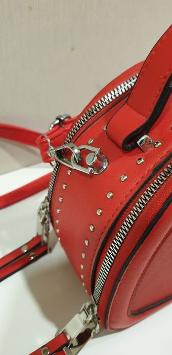Сумка женская красная