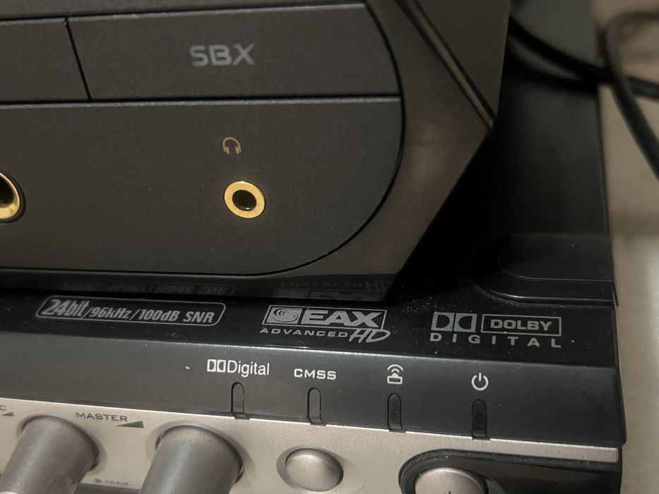 Placa de Som Creative soundblaster Extigy c/comando