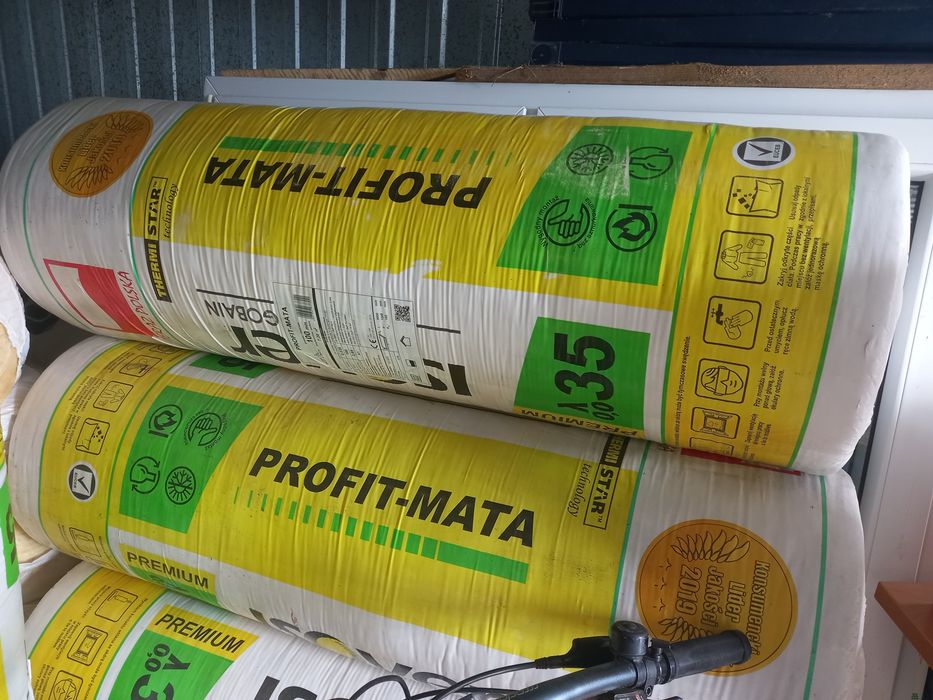 wełna mineralna ISOVER 10 cm i  Eurowool 5 cm NOWE