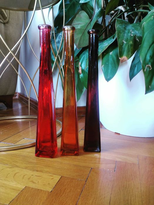 Butelki ozdobne zestaw