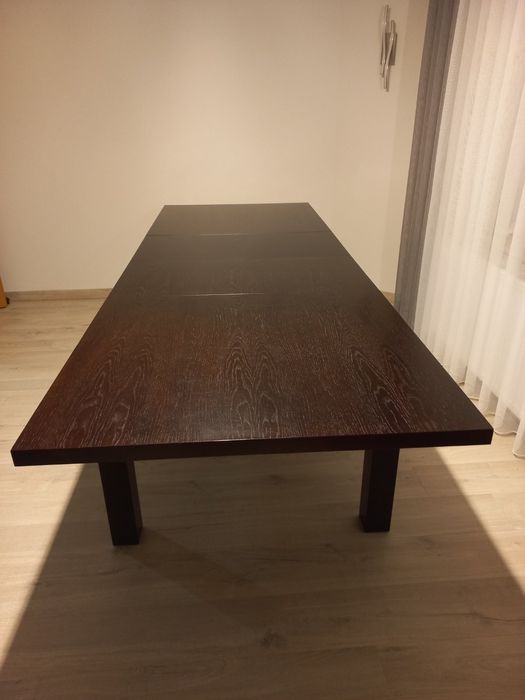 Stół rozkładany - wenge półmat