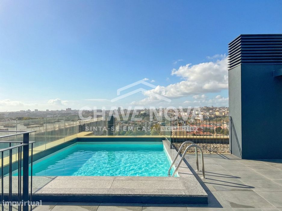 T0 Novo c/ Piscina e Lugar de Garagem em Santa Marinha (VL8) — Santa Marinha E São Pedro Da Afurada, Porto