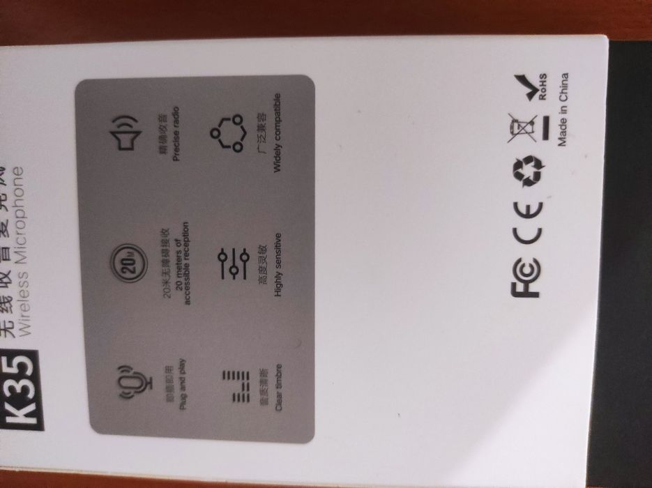 Microfones duplos novos