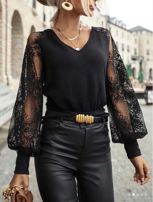 Блузка жіноча мереживна