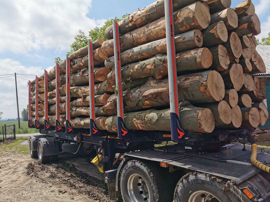 Drewno Opałowe Kominkowe Buk Grab Sezonowany Transport