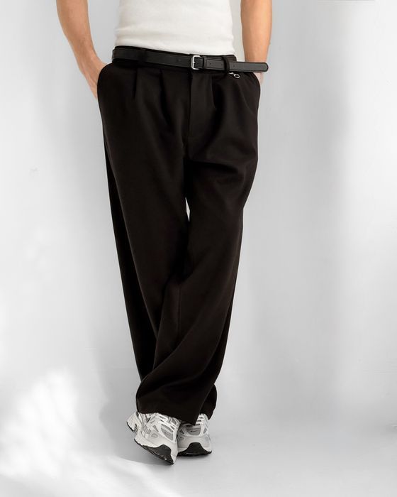 Брюки чоловічі теплі Штани мужские классические широкие теплые XL