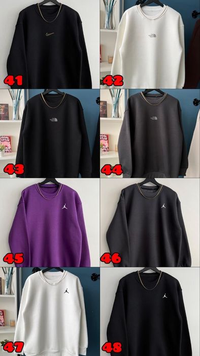 БЕЗ ПЕРЕДПЛАТИ‼️Стильні унісекс світшоти Nike преміум якості / XS-2XL