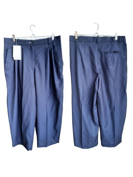 Cos новые шерстяные брюки с защипами