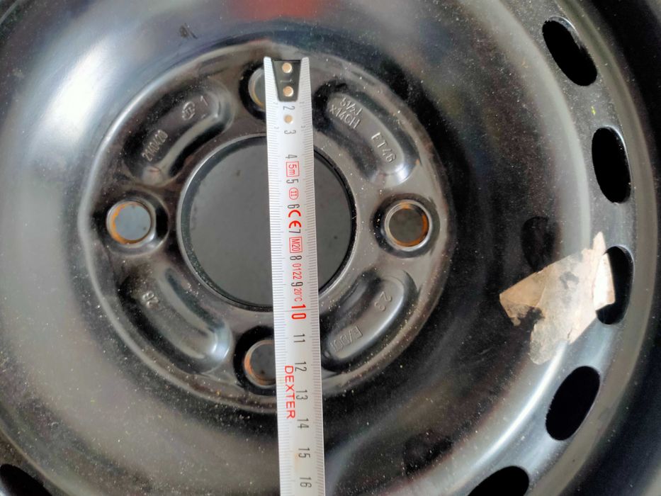 Jante suplente 4 furos e Pneu 165/60 R14
