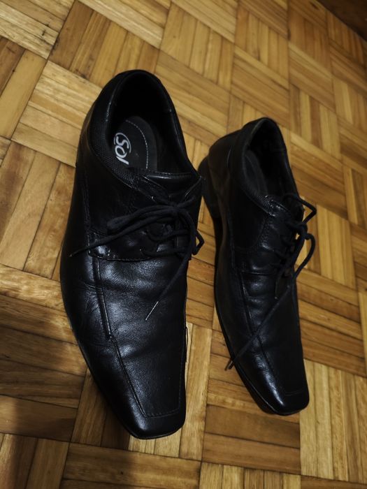 Sapato social em couro legítimo