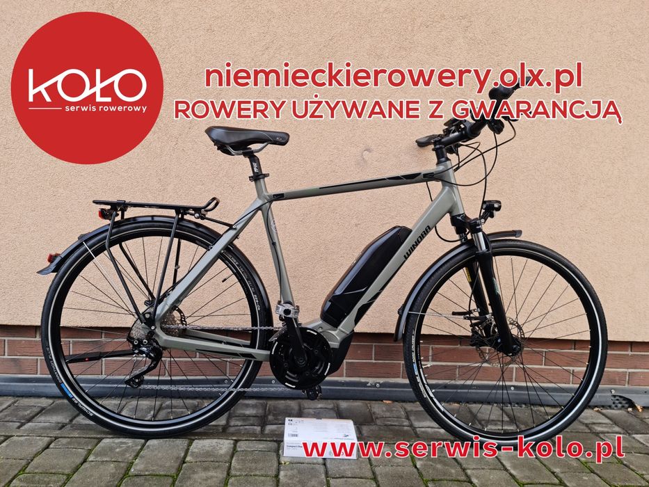 Rower elektryczny trekkingowy męski WINORA koła 28 deore xt aluminium