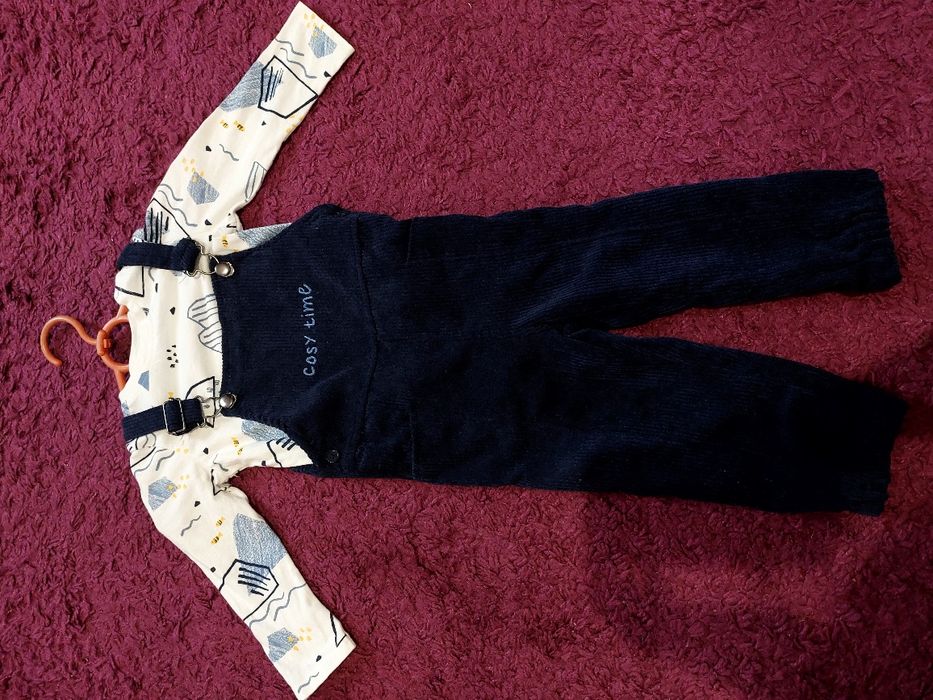 Комбінезон вільветовий +кофтинка