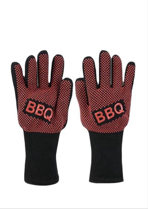 Рукавички жаростійкі / вогнетривкі рукавички / рукавиці для грилю