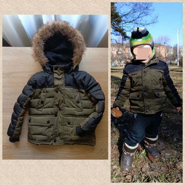 Тепла куртка, курточка на 1.5-3 р. зима, прохолодна осінь/весна