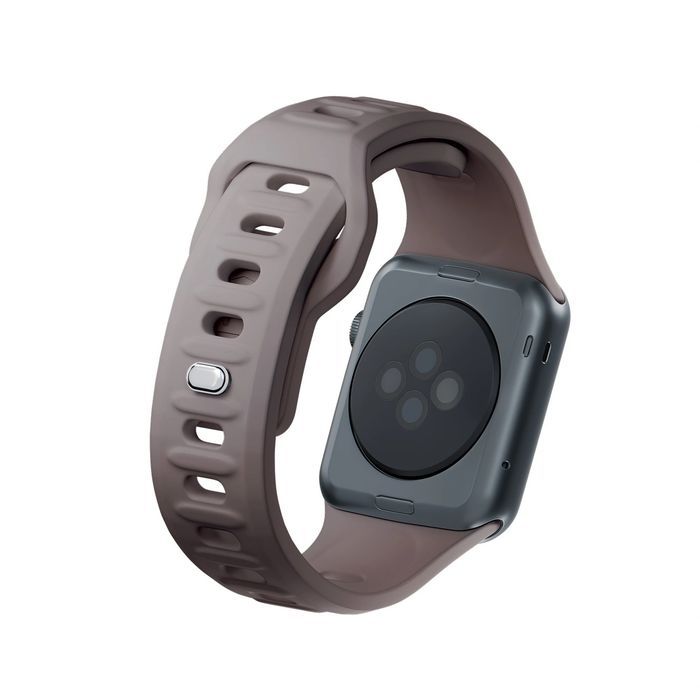 Pasek silikonowy 3mk Silicone Watch … 42 / 44 / 45 / 49 mm - brązowy
