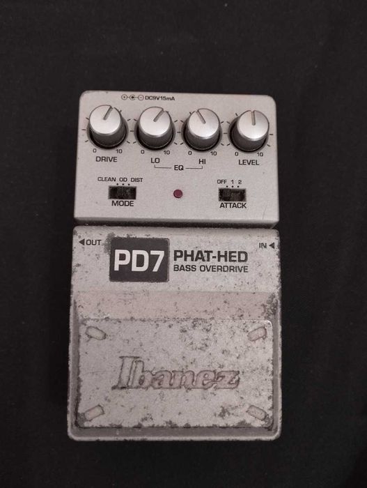 Pedal baixo overdrive Ibanez PD7
