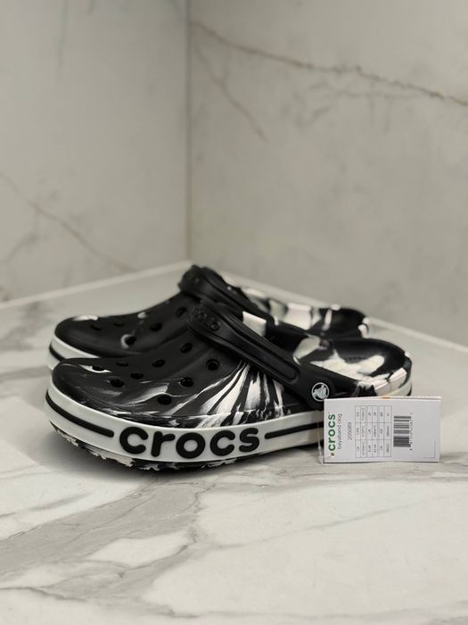 Crocs сабо оригінальні чоловічі шльопкі /тапки  чорні 41 -42-43 /m8 /m9/m10/m11