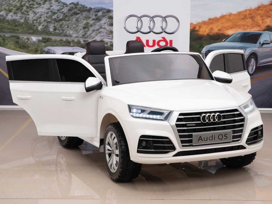 Auto samochód na akumulator AUDI Q5 dwuosobowe wyświetlacz LCD pojazd