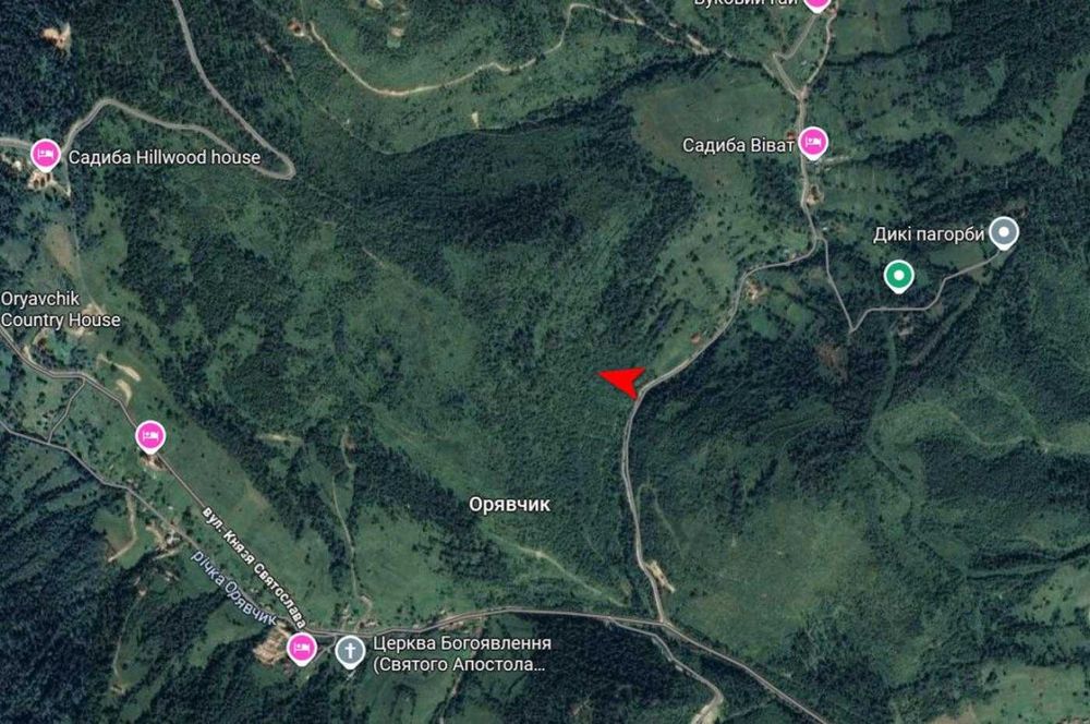 Продаж земельної ділянки, с. Орявчик, Карпати