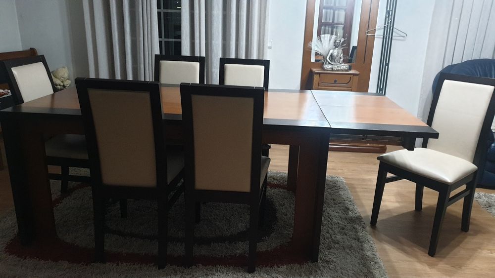 Vendo mesa e cadeiras
