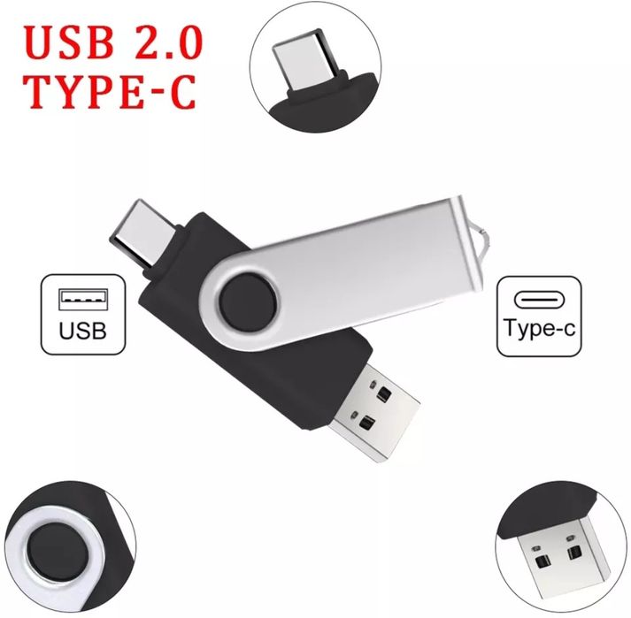 Флешка 64/32GB,USB flesh-Type-c flesh