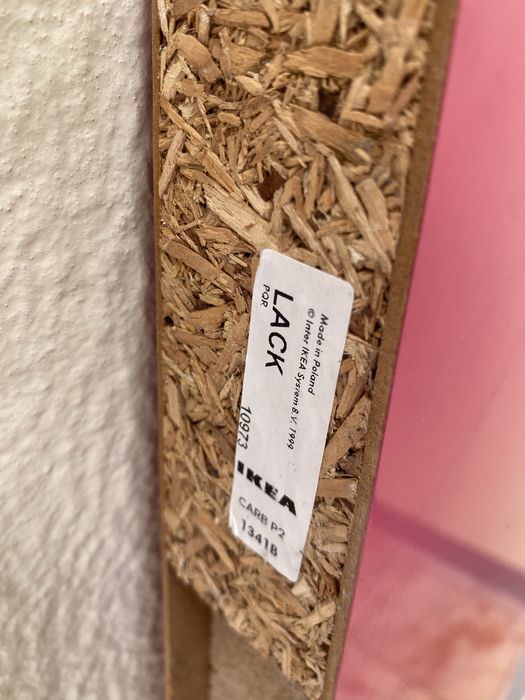 Prateleira rosa IKEA