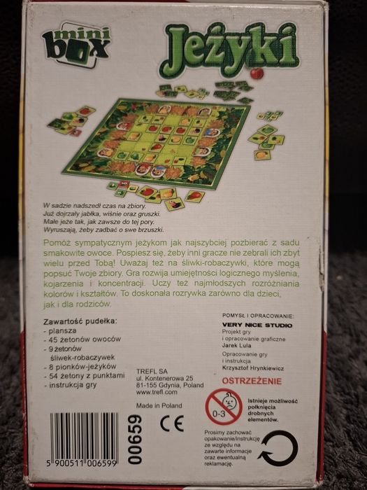 Gra Jeżyki - mini box - wysyłka gratis
