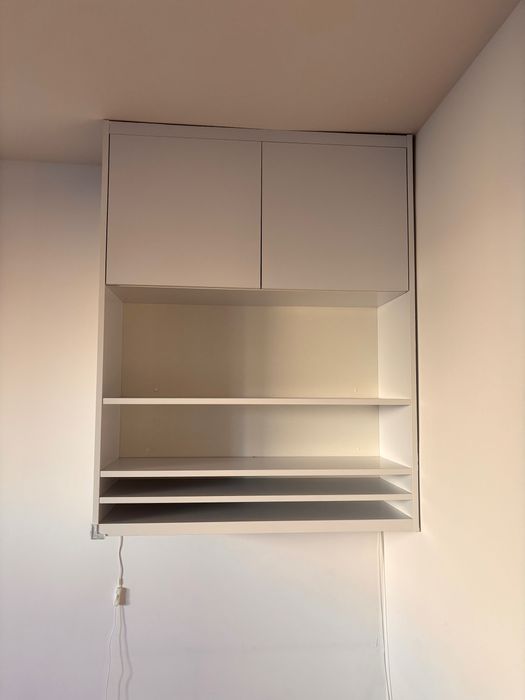 Wisząca  biała szafka 100 x 120