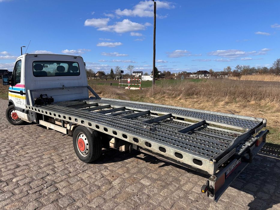 Opel Movano autolaweta najazd długi 2,5 cdti ład. 1500kg pneumatyka