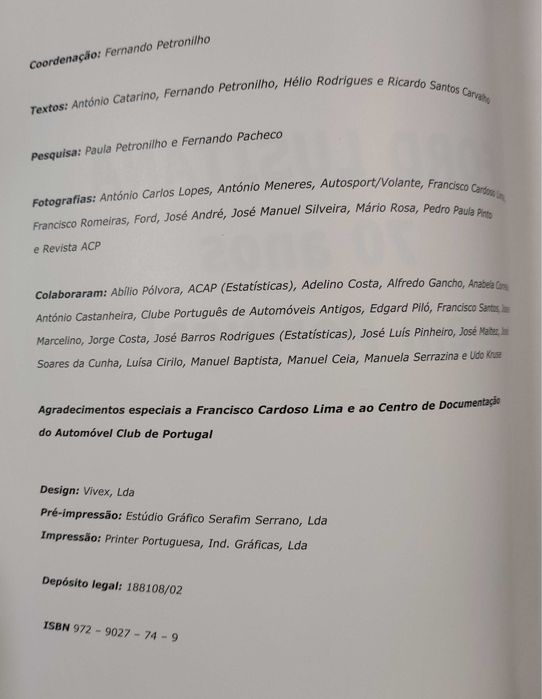 Livro Ford Lusitana - 70 anos em Portugal