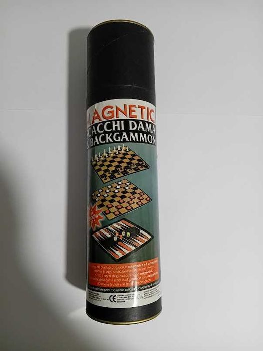 Jogos Magnéticos- Damas/Gamão/Xadrez