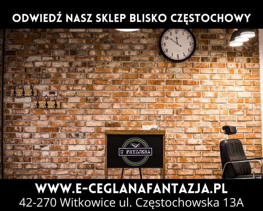 płytki z cegły rozbiórkowej, płytki ceglane, cegła cięta na ścianę