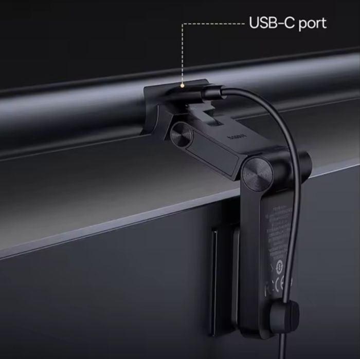 Лампа для монітора Baseus I-Wok 3 USB Black