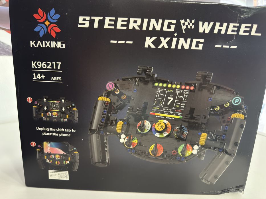 F1 Volante lego . Espectacular