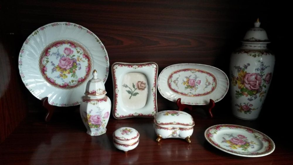 Artigos decorativos em porcelana Limoges