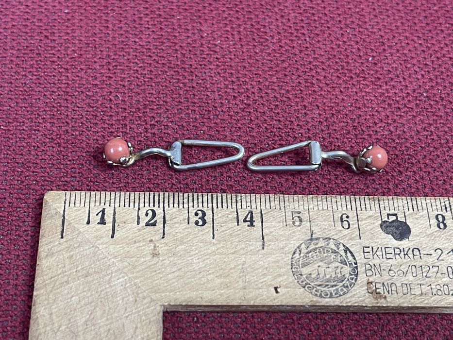 Stare Klipsy Biżuteria Prl